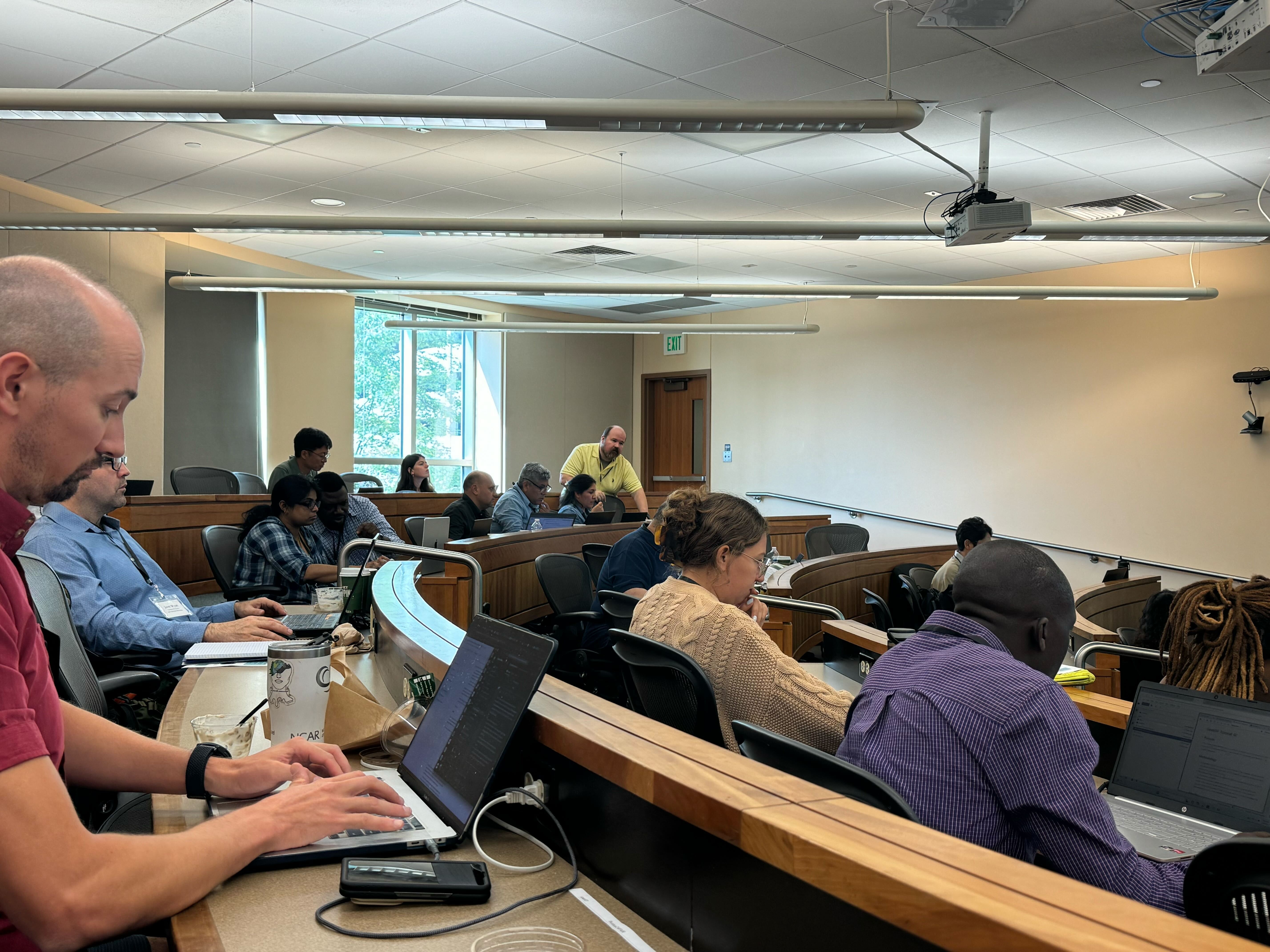 Hands-on session in progress